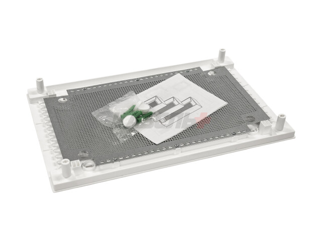 N36-ALFA IT, Щит навесной мультимедийный, 3 ряда, прозрач. дверца, IP40
