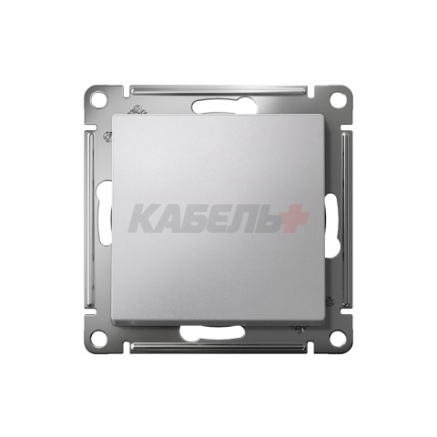 ATLASDESIGN 1-клавишный ВЫКЛЮЧАТЕЛЬ, сх.1, 10АХ, механизм, АЛЮМИНИЙ