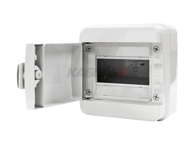 TEKFOR Корпус пластиковый КМПн-6 IP65 серая непрозрачная дверь IEK