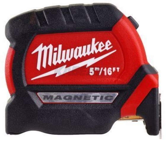 Рулетка магнитная MILWAUKEE PREMIUM 5м /16ft х 27мм 4932464602