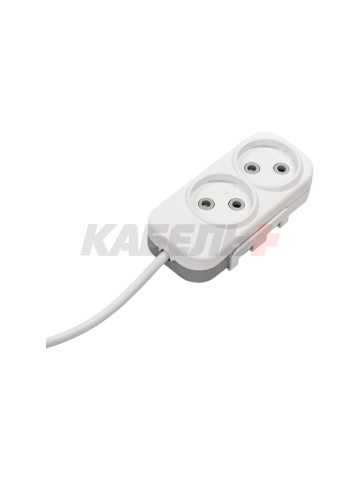 EL-BI,Myra,удлинитель 2гн5м б/з белый,527-110205-260