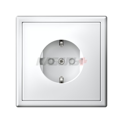 ARTGALLERY РОЗЕТКА с заземлением со шторками, 16А, механизм, быстрозажим. клем., ЛОТОС