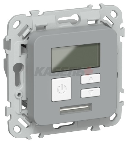 FLITE Термостат электронный с дисплеем 16А Т-ФлС серый IEK