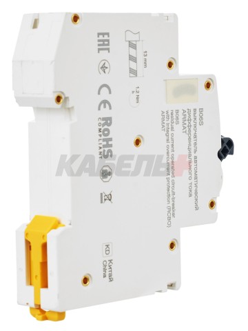 ARMAT Дифавтомат B06S 1P+NP C6 30мА тип A (18мм) IEK