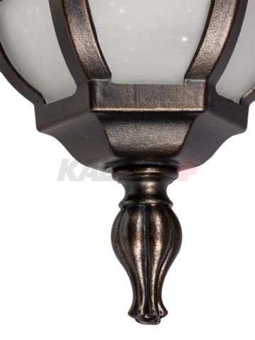 Светильник садово-парковый "Меридиан" 100 Вт, вниз, алюм., матовое/кофейный, Е27, TDM