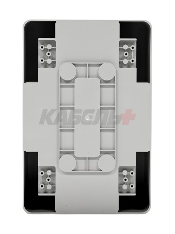 Пластиковый корпус 300х200х130 (ВхШхГ) прозрачная дверь, с монтажной платой, Design Pro Series IP67