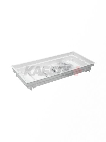 U48ES IT PL, Щит встраиваемый мультимедийный, 4 ряда, металл. дверца со слотами для охлаждения, IP30