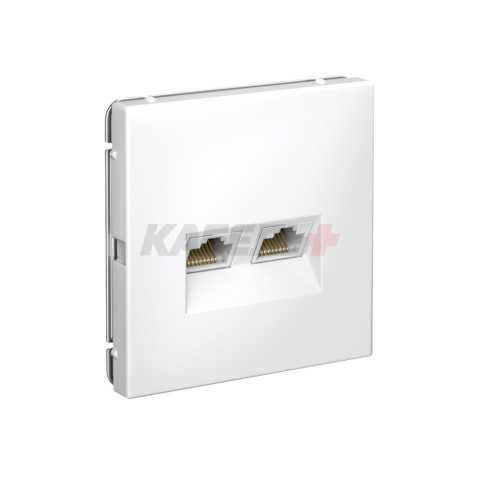 ARTGALLERY РОЗЕТКА двойная компьютерная RJ45+RJ45, кат.6А, механизм, ЛОТОС