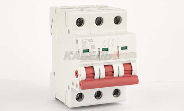 Выключатель нагрузки GYH8-3P-125, 3P, 125A, 12kA, 3M