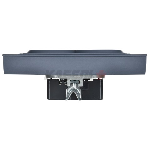 BRITE Розетка 2-местная с заземлением без защитных шторок плоская 16А в сборе РСПл12-3-БрМ маренго IEK