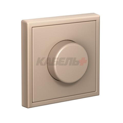 ARTGALLERY СВЕТОРЕГУЛЯТОР (диммер) повор-нажим, LED, RC, 400Вт, механизм, ПЕСОЧНЫЙ