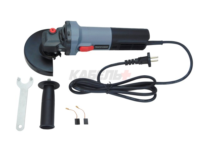 Сетевая УШМ (болгарка) E0259 ProfiPower PGS-1050R (1050Вт, 125мм, 0-11000об/мин, с регулировкой оборотов, в коробке)