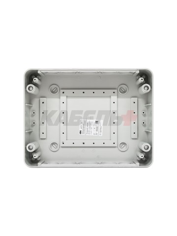 TEKFOR Корпус пластиковый КМПн-12 IP65 черная прозрачная дверь IEK