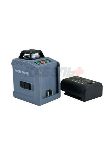 Лазерный нивелир E0214 ProfiPower NL-12G (12 лучей, лазер - зеленый, Li-ion - 1шт, пульт ДУ, переходник, З/У, сумка-чехол)