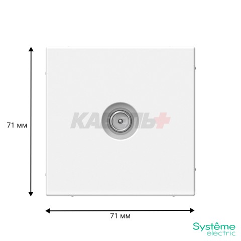 ARTGALLERY TV РОЗЕТКА проходная 4DB, механизм, ЛОТОС