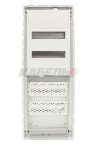 Щит внутренний 24 места + Multimedia, глухая дверца (881х348х89), Class II, IP 30// Hager - Volta (Метал/пластик - Белый)