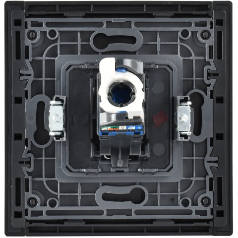 FORTE&PIANO Розетка компьютерная RJ45 кат.6 FP631M металл шампань IEK