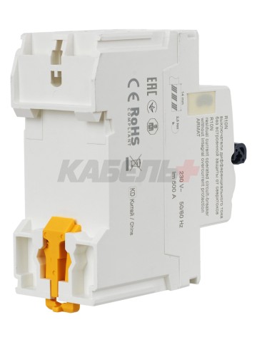 ARMAT Выключатель дифференциального тока R10N 2P 25А 30мА тип A IEK