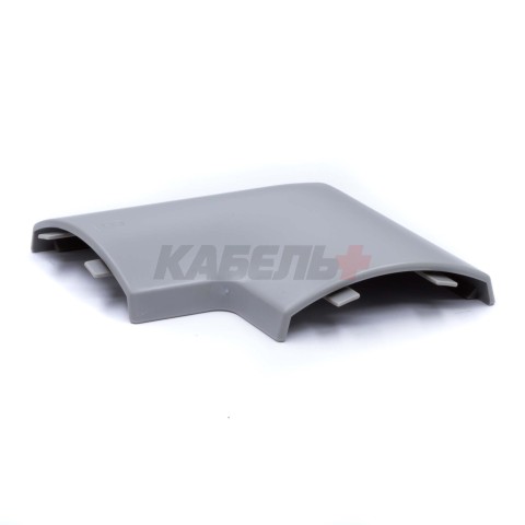 Угол плоский для напольного канала 75х17 мм APSP G, цвет серый DKC