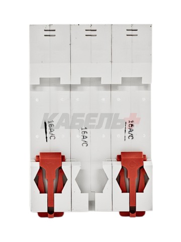 Автоматический выключатель YON max типа MD63N, 6кА, 3 полюса, хар-ка C, 16А DKC