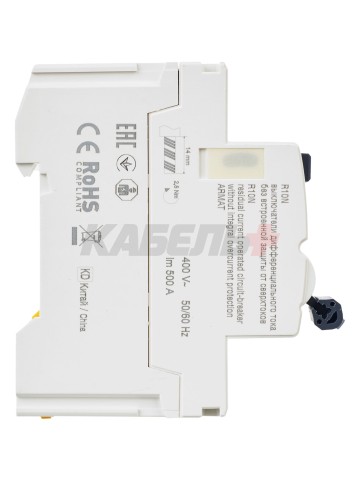 ARMAT Выключатель дифференциального тока R10N 4P 40А 100мА тип AC IEK