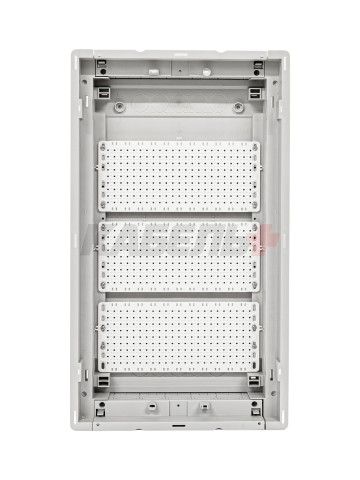 U36FPW IT PL, Щит встраиваемый мультимедийный, 3 ряда, белая дверца, IP40