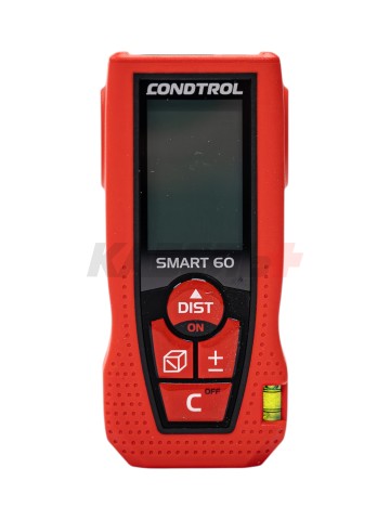 Дальномер лазерный SMART 60 (Красный - 60 м / +- 1,5 мм / 2хААА / Чехол), CONDTROL