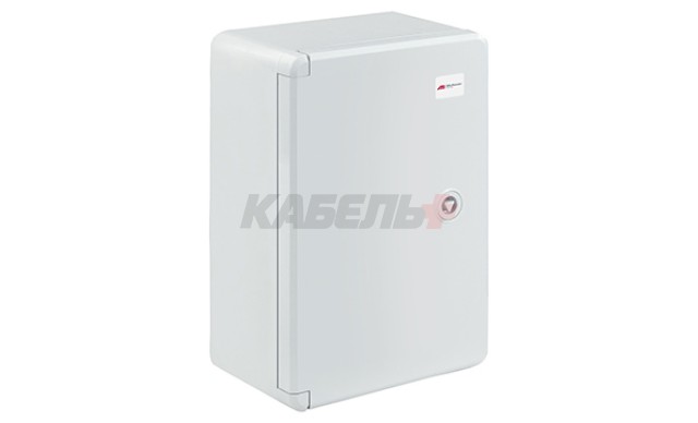 Щит навесной 300X200X130мм (ВхШхГ) с монт. панелью 245X135мм (ВхШ), с комплектом крепления на стену, дверь глухая, IP65, ABS пластик