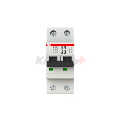 Авт. выключатель M202-25 2P 25A Im=300A (без тепл. расцепителя) 25kA 2M