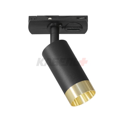 Трековый светильник WOLTA WTL-MR11/15BG под лампу MR11 с цоколем GU10 Черный / золотой PETITE