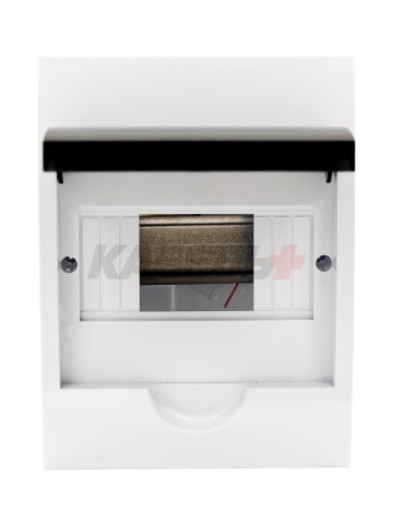 Корпус пластиковый ЩРН-П-6 черн. прозр. дверь IP41 GENERICA