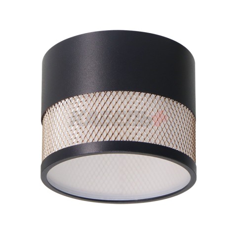 Светильник WOLTA WSL-GX53/12BG под лампу GX53 Черный / золотой RETE