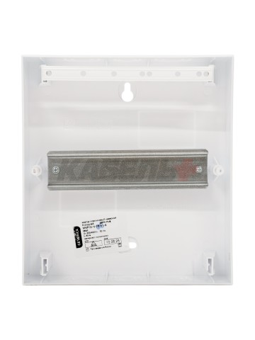 Корпус пластиковый ЩРН-П-8 черн. прозр. дверь IP41 GENERICA
