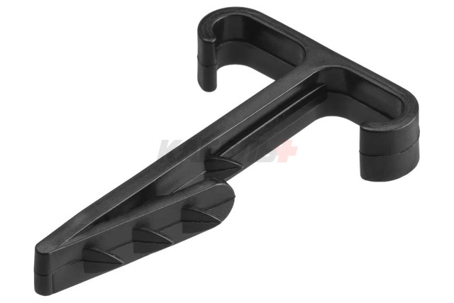 Дюбель-хомут для плоского кабеля Т-образный 2-12 мм черный (100 шт.) TDM