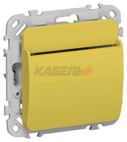 FLITE Выключатель карточный 30А ВК-0-ФлЖК желтый карри IEK