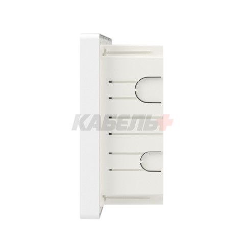 Щиток 12 мод встраиваемый FRAME, белый, с белой дверцей, с 2 шинами PEN на 6 и 8 отв.