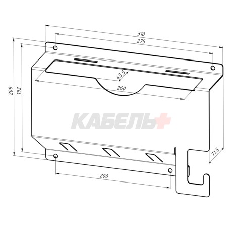 Держатель для угловых шлифмашинок до 230мм, настенный, с крючками, черный REXANT