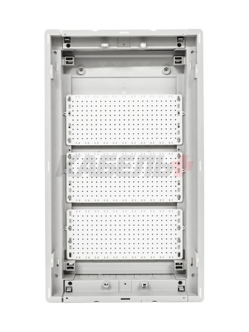 U36FP IT PL, Щит встраиваемый мультимедийный, 3 ряда, прозрач. дверца, IP30