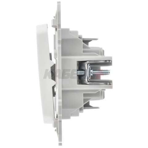 FLITE Выключатель 2-клавишный 10А ВС12-1-0-ФлБ белый IEK