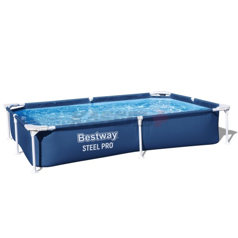 56401 NEW Бассейн каркасный Steel Pro 221х150х43см BESTWAY