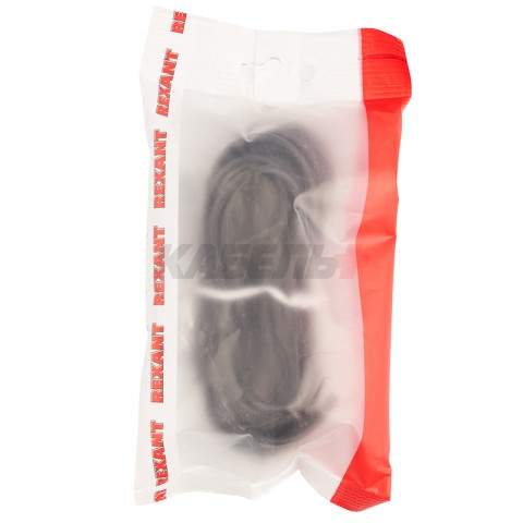 Провод автомобильный ПГВА/ПВАМ 1х2,50мм, черный, мини-бухта 5м REXANT