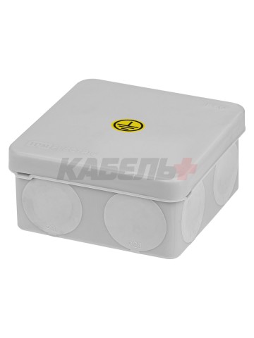 Коробка уравнивания потенциалов( КУП) двухкомп ОП 80х80х40 мм,шина 6х9,6гр.,IP66,  инд. ш/к TDM.