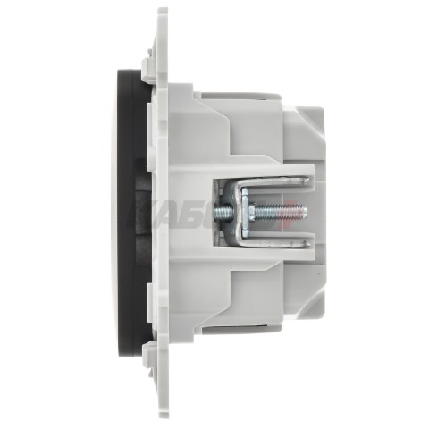 FLITE Розетка с заземлением без защитных шторок безвинтовое крепление 16А РС11-1-ФлЧ черный IEK