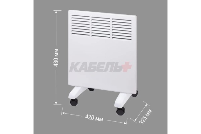 Конвектор электрический ЭК-1000С, 1000 Вт, регул. мощн. (500/1000 Вт), термостат, СТИЧ, TDM