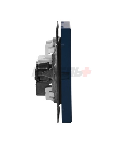 ARTGALLERY TV РОЗЕТКА проходная 4DB, механизм, АКВАМАРИН