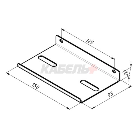 Держатель для электролобзика настенный, черный REXANT