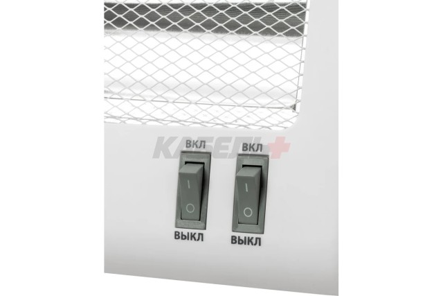 Кварцевый обогреватель КО-1, 800 Вт, рег. мощн. (400/800 Вт), белый, TDM