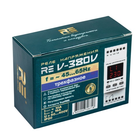 Реле напряжения RE V-380V
