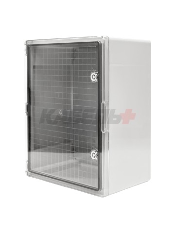 ПАНЕЛЬ ABS С ПЛАСТИКОВОЙ ПРОЗРАЧНОЙ КРЫШКОЙ 40X50X24