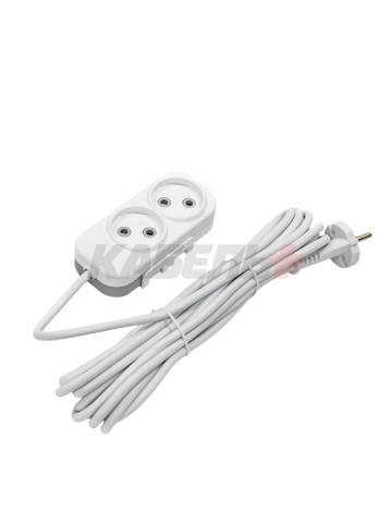 EL-BI,Myra,удлинитель 2гн5м б/з белый,527-110205-260